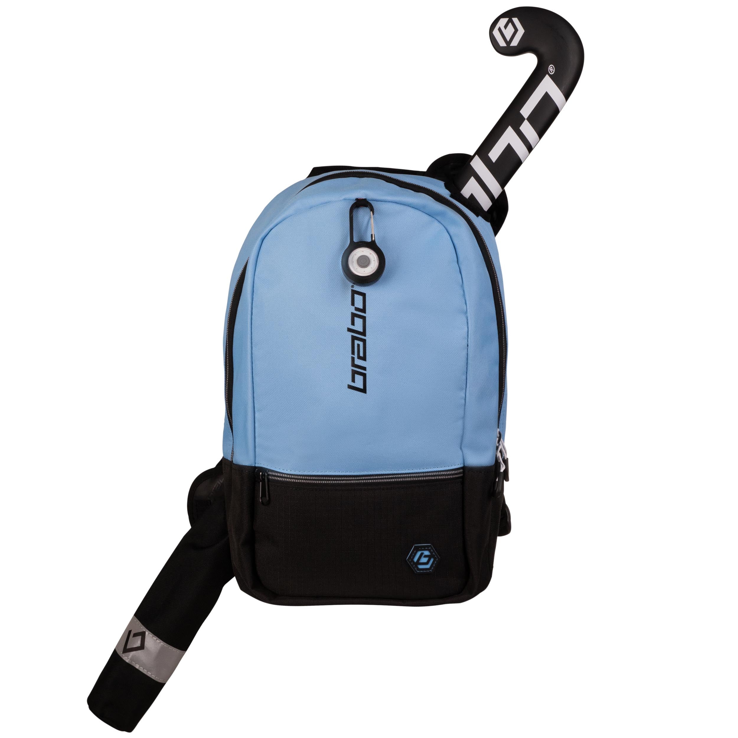 Brabo top hockey shoulder stick and kit bag